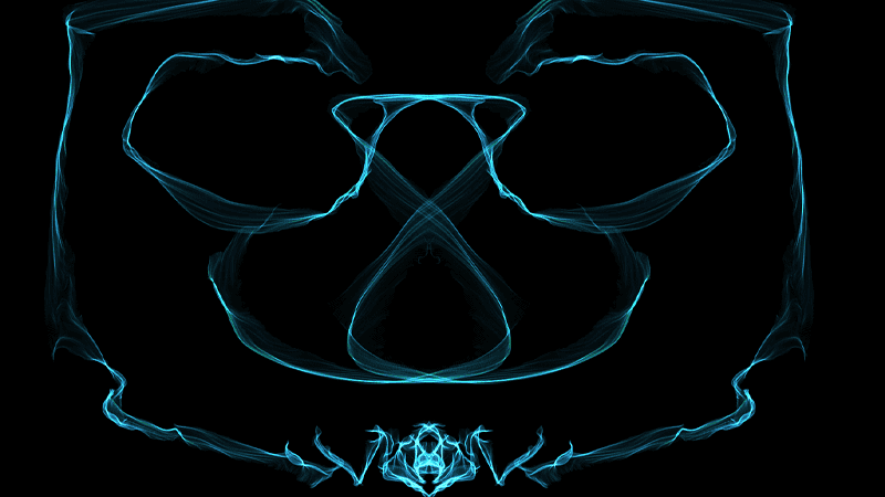 Screenshot of Silk Interactive Generative Art
