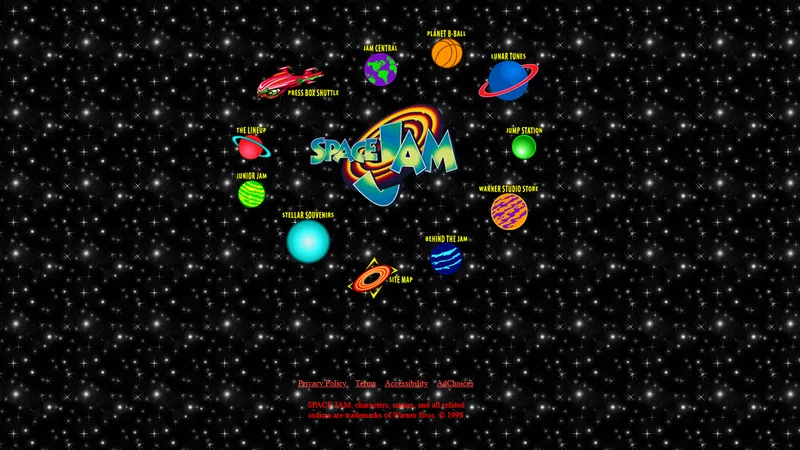 Screenshot of Space Jam